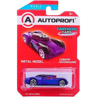 Модель 1:64 Серия FANTASTIC CARS син./черный B/FAN-031 BL/BK 439-244