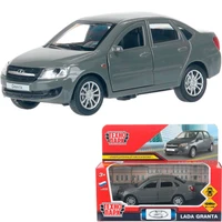Модель GRANTA-12-GR LADA granta 11,5 см, двери, инерц, серый Технопарк в кор. 439-651