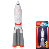 Модель ROCKET-18SL-WHGY-WOD Ракета высота 18 см, люк, бело-серый Технопарк 439-158