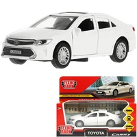 Модель CAMRY-12-WH TOYOTA CAMRY 12 см, двери, багаж, инерц. белый Технопарк в коробке 240-998