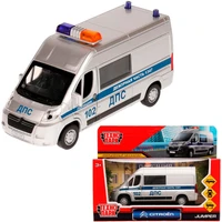 Модель JUMPER-14POL-SR CITROEN JUMPER ПОЛИЦИЯ 14 см Технопарк в коробке 438-454