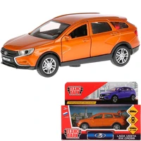Модель VESTA-CROSS-GD Lada Vesta SW Cross золотой Технопарк  в коробке 340-115