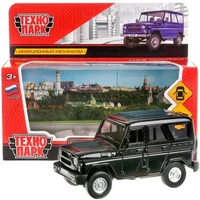 Модель HUNTER-BK UAZ HUNTER черный Технопарк  в коробке 340-090