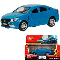 Модель VESTA-12-BU2 LADA vesta 11,5 см, двери, синий Технопарк  в кор. 439-408