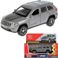 Модель CHEROKEE-12-GY JEEP GRAND CHEROKEE серый Технопарк в коробке 340-175
