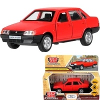 Модель 21099-12MAT-RD LADA "ВАЗ-21099 "спутник 12 см красный Технопарк в коробке 340-781