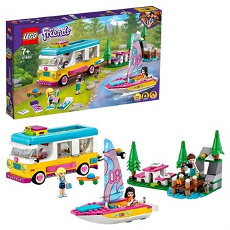 Конструктор LEGO 41681 Подружки Лесной дом на колесах и парусная лодка 623-417