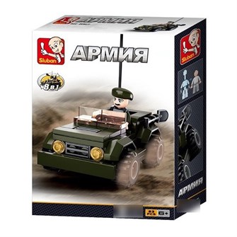 Конструктор Армия 38-0587F Машина 83 дет. в коробке 624-660