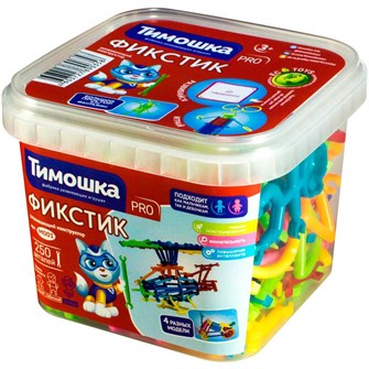 Конструктор ФикСтик 250 деталей ТМ "ТИМОШКА" 623-141