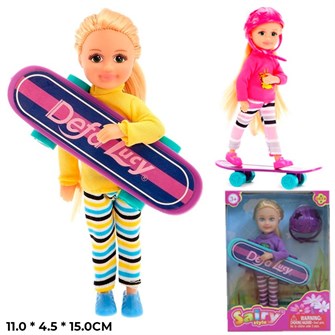Кукла 8295 на скейте Defa Lucy 709-189