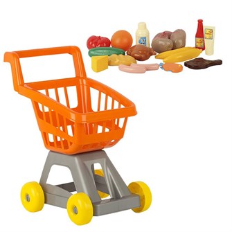 Тележка для супермаркета с продуктами У999 /3/ 613-559
