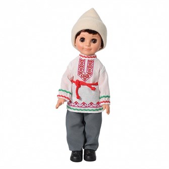 Кукла Мальчик в марийском костюме В3917 709-898
