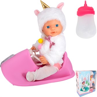 Пупс Yala Baby YL2440F-E 40 см Зимние забавы с аксесс. в кор. 908-234