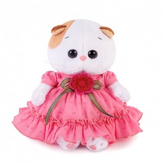 Ли-Ли BABY в платье с вязаным цветочком LB-013 745-581