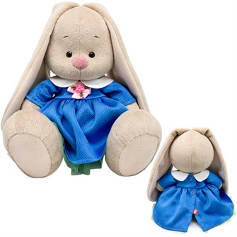 Зайка Ми в синем платье с розочками (малый) SidS-631 146-506