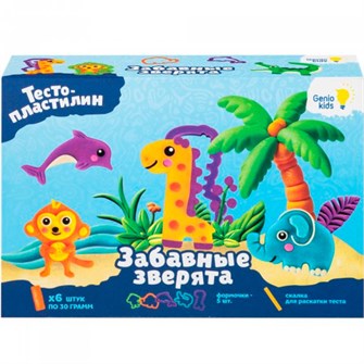 Набор для творчества Для лепки Забавные зверята TA2045 /Genio Kids 993-948