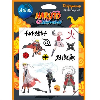 Набор для творчества Татуировки Переводные Naruto 07434 993-314