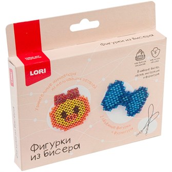 Набор для творчества Фигурки из бисера. Брелоки Уточка, бантик Бис-110 Lori 995-265