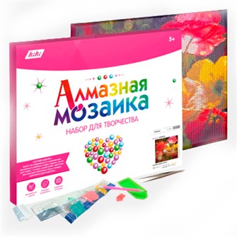 Набор для творчества Алмазная мозаика 40*50,см KiKi "Розовый фламинго" полная выкладка ALM047 996-216