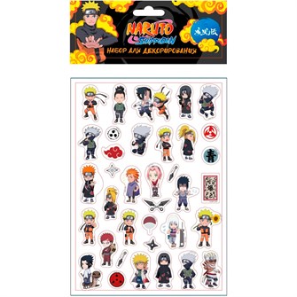 Набор для декорирования. Naruto Наклейки Паффи 08683 Origami 993-259