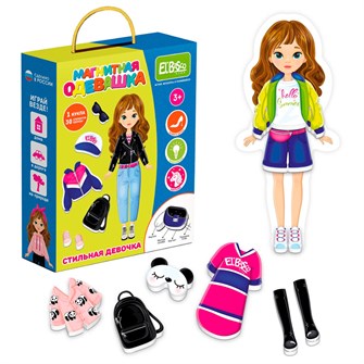 Игра На магнитах.Одевашка.Стильная девочка ET05-007 996-970