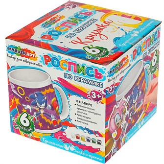 Набор для творчества Посуда для росписи Синий Еж МУЛЬТИ АРТ MUG-096207 989-539