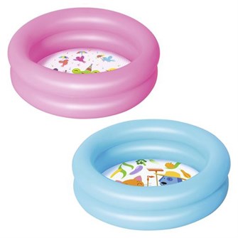 Бассейн для малышей 51061 надувной круглый 61х15 см Round 2-Ring Kiddie Bestway 193-306