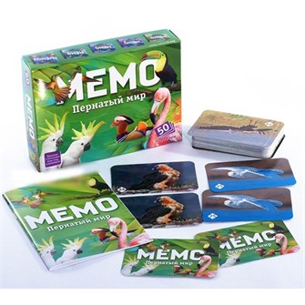 Настольная игра Мемо Пернатый мир 7952 534-870