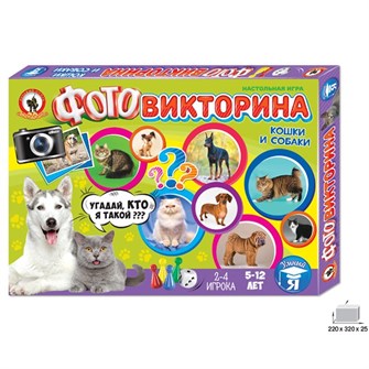Игра Фотовикторина Кошки и собаки 03436 434-094