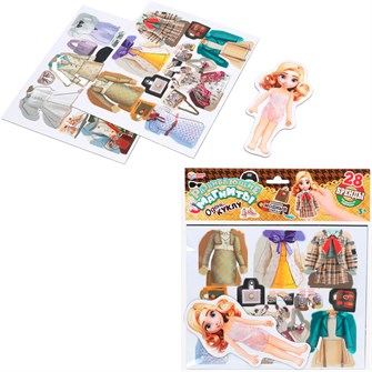 Игра Одень куклу: Бренды. Игра на магнитах 4630395044936 936-650