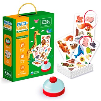 Игра  со звонком Глаз-Алмаз. Животные ET03-016 933-508