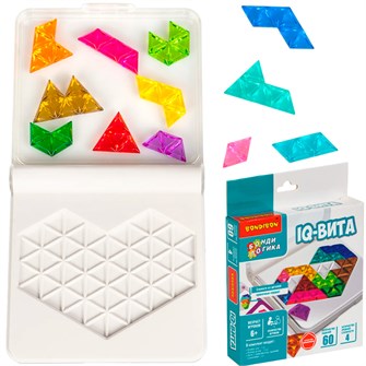 Игра БондиЛогика Bondibon "IQ-ВИТА", цвет поля белый ВВ6530 936-382