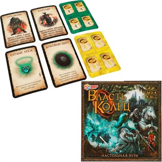 Игра Власть колец.Квадрат. 40 карточек 4650250563501 /10/ 932-297