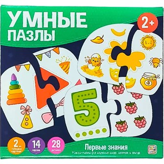 Умные пазлы. 4627131688448  Первые знания. 934-621