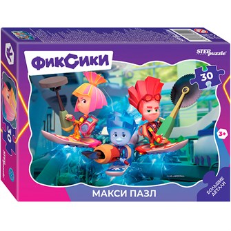 Пазл 30 МАКСИ Контурный Фиксики 64009 Степ 933-796