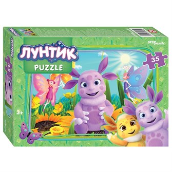 Пазл 35 Лунтик (new 1) 91432 Степ /9/ 833-643