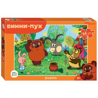 Пазл Макси 24 Винни Пух 70013 Степ /12/ 734-364