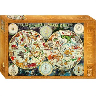 Пазл Небесная планисфера. 1680 79257 Степ 936-686