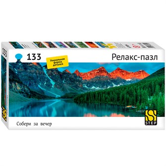 Пазл 133 Озеро Морейн Релакс-пазл 67004 Степ /14/ 834-875