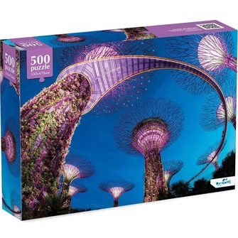 Пазл 500 Футуристические сады Сингапура 09072 Origami 936-050