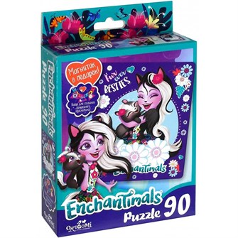 Пазл 90 Энчантималс Besties+ магнитик 03551 Origami 534-012