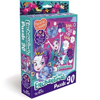 Пазл 90 Энчантималс Things Wild+ магнитик 03550 Origami 534-011
