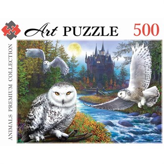 Пазл 500 Белые совы Х500-0437 933-604