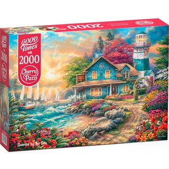 Пазл 2000 Восход на берегу моря Cherry Pazzi CH50002 935-463
