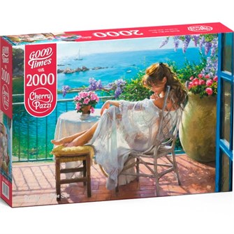 Пазл 2000 Красота и синее море Cherry Pazzi CH50064 935-446