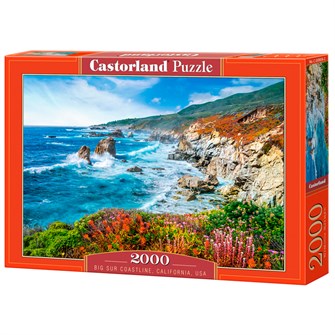 Пазл 2000 Побережье Биг-Сур, Калифорния C-200856 Castor Land 932-414