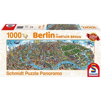 Пазл 1000 Хартвиг Панорама города -Берлин 59594 Schmidt 732-272