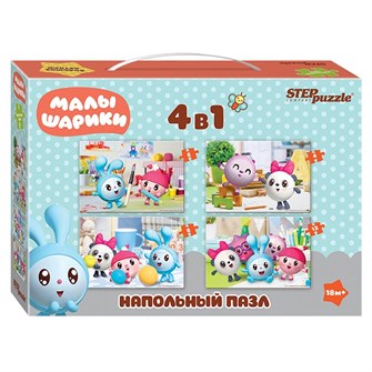 Пазл напольный Малышарики сред. 70155 Степ /6/ 533-421