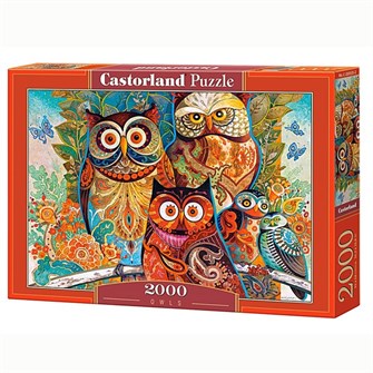 Пазл 2000 Совы С-200535 Castor Land 432-839