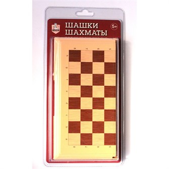 Шашки-Шахматы в пласт.коробке 03881 733-432